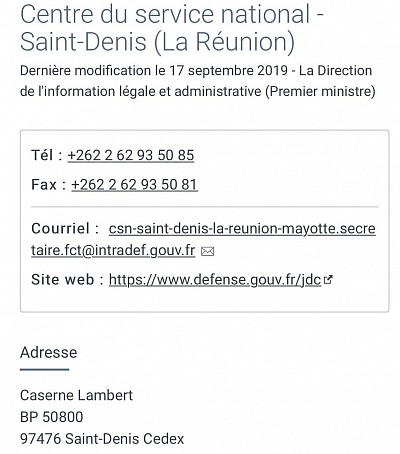 Avoir sa convocation à la journée Défense et Citoyenneté